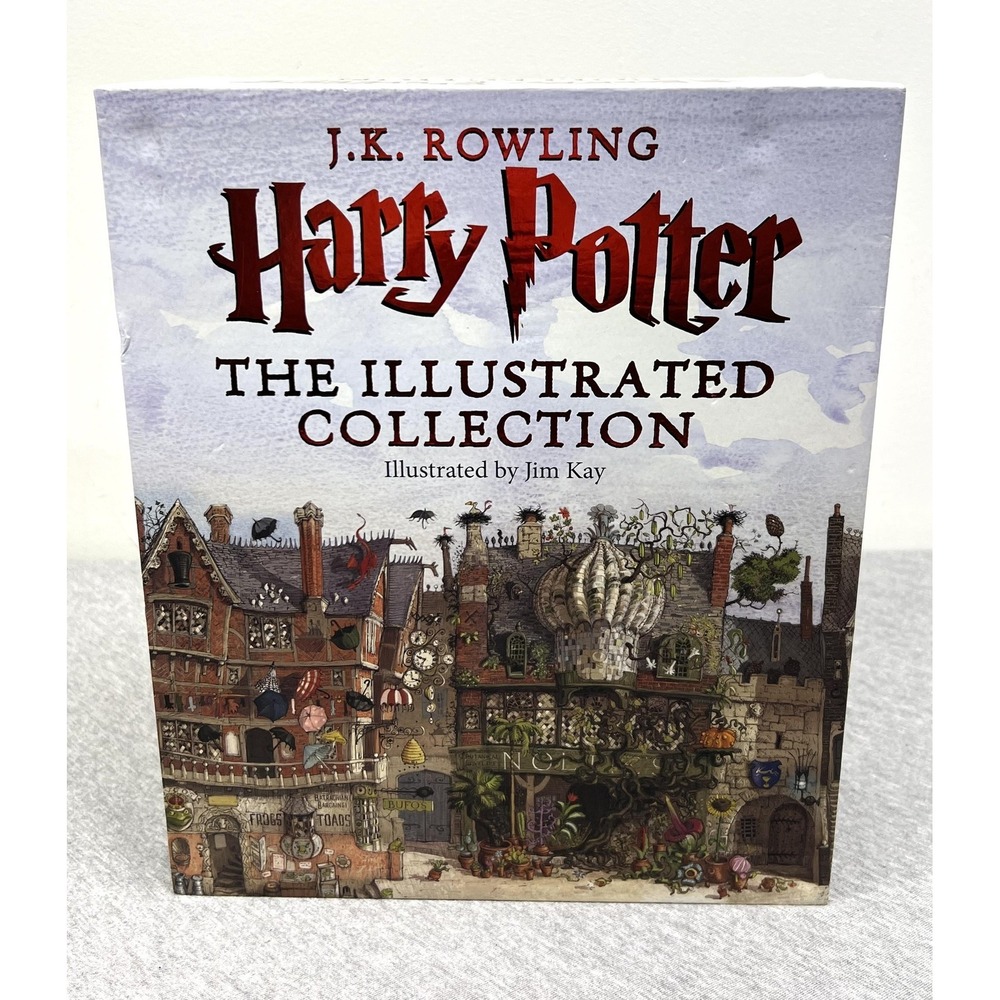 Harry Potter Illustrated Collection Box Book 1-3‎ J.K. Rowling Jim Kay Hardcover - Picture 5 of 16